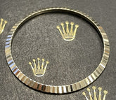 Rolex Datejust 36mm 14k White Gold Fluted Bezel Jubilee Oyster 2.8 Grams 1601